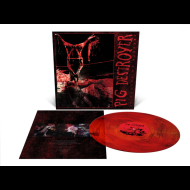 PIG DESTROYER 38 Counts Of Battery LP RED WITH BLACK SMOKE [VINYL 12"]